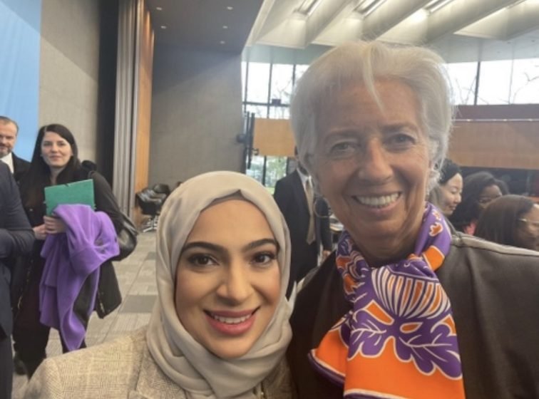 Lubna Qassim, a moment from her career