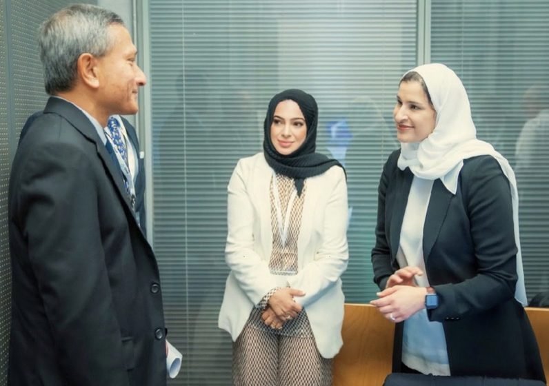 Lubna Qassim, a moment from her career