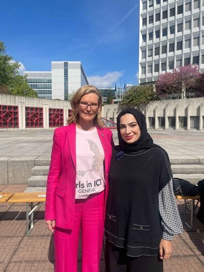 Lubna Qassim, a moment from her career