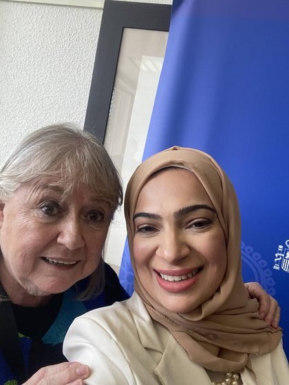 Lubna Qassim, a moment from her career