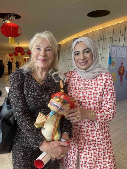 Lubna Qassim, a moment from her career