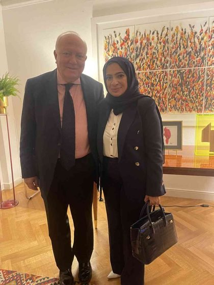 Lubna Qassim, a moment from her career