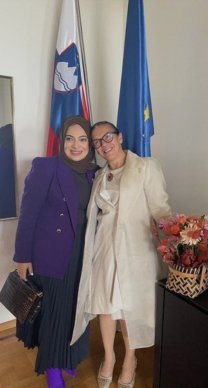 Lubna Qassim, a moment from her career