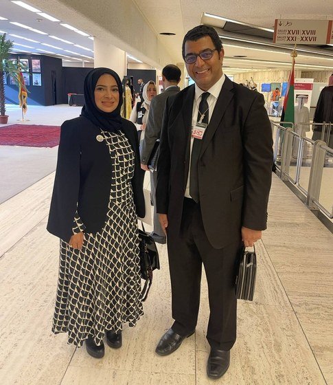 Lubna Qassim, a moment from her career