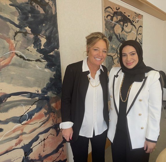 Lubna Qassim, a moment from her career